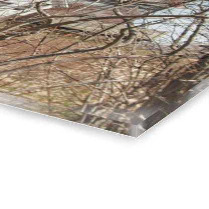 U R There Photography Hill Road Hidden Grey III Rustic Farmhouse Acrylic Wall Print