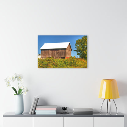 U R There Photography Hilltop High Grey Rustic Farmhouse Acrylic Wall Print