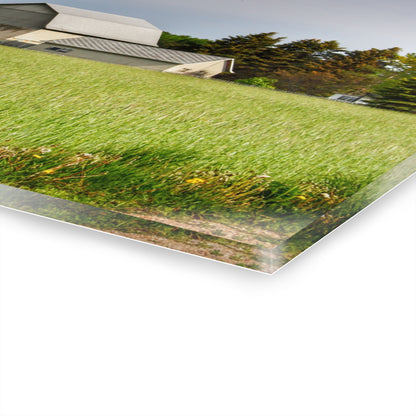 U R There Photography North Graf Road White Rustic Farmhouse Acrylic Wall Print