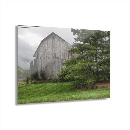 U R There Photography Dequindre Road Grey II Rustic Farmhouse Acrylic Wall Print