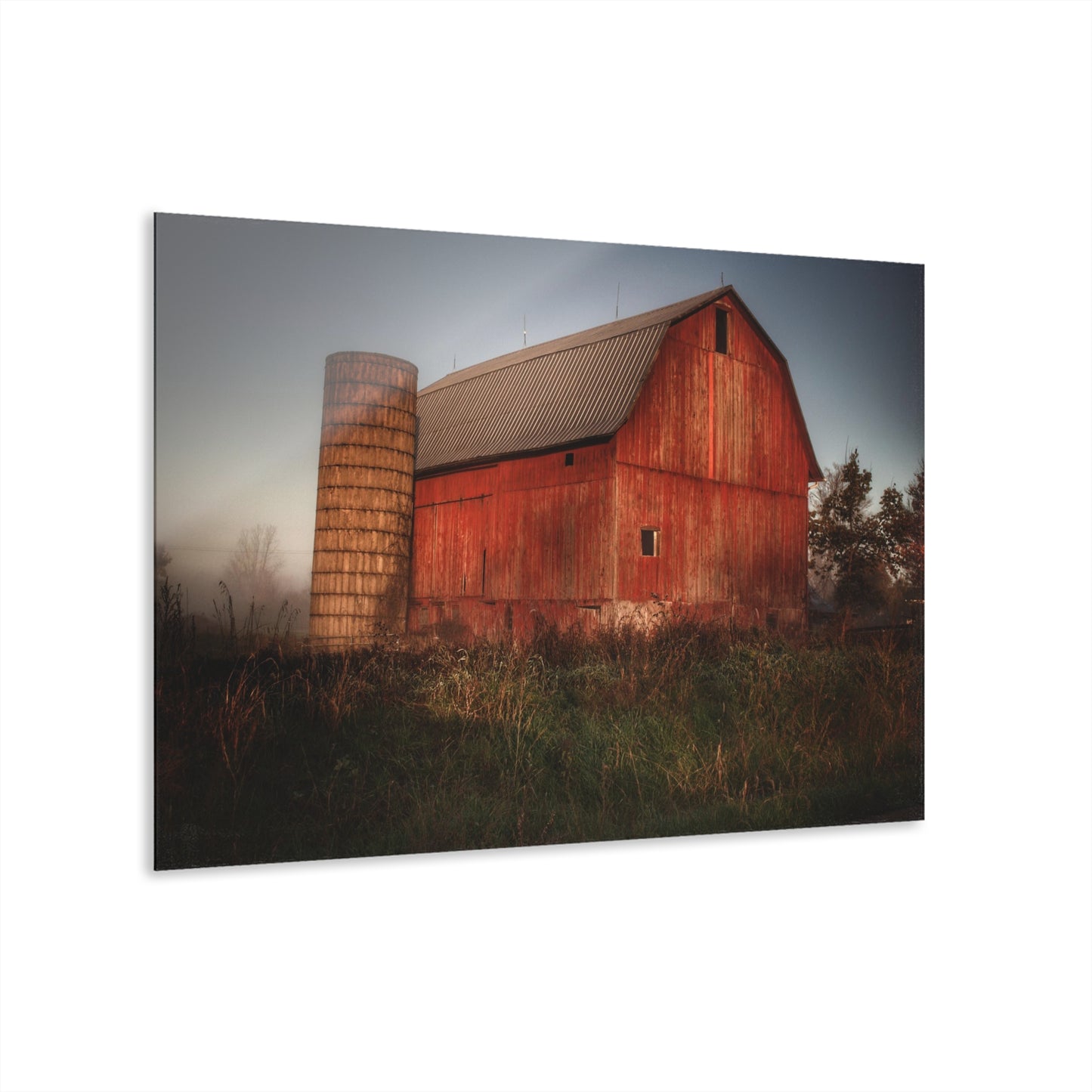 U R There Photography Columbiaville Red II Rustic Farmhouse Acrylic Wall Print