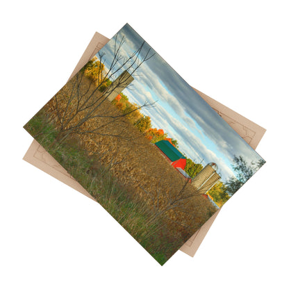 U R There Photography Beyond the Harvest Corn II Rustic Farmhouse Decorative Ceramic Tile