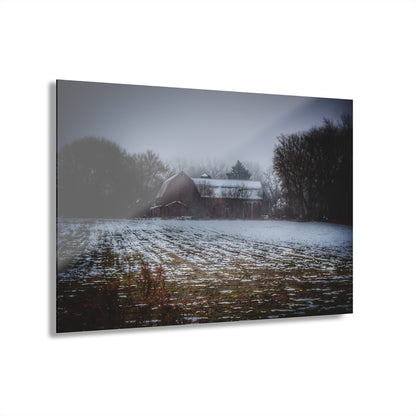 U R There Photography Holmes Road Red III Rustic Farmhouse Acrylic Wall Print