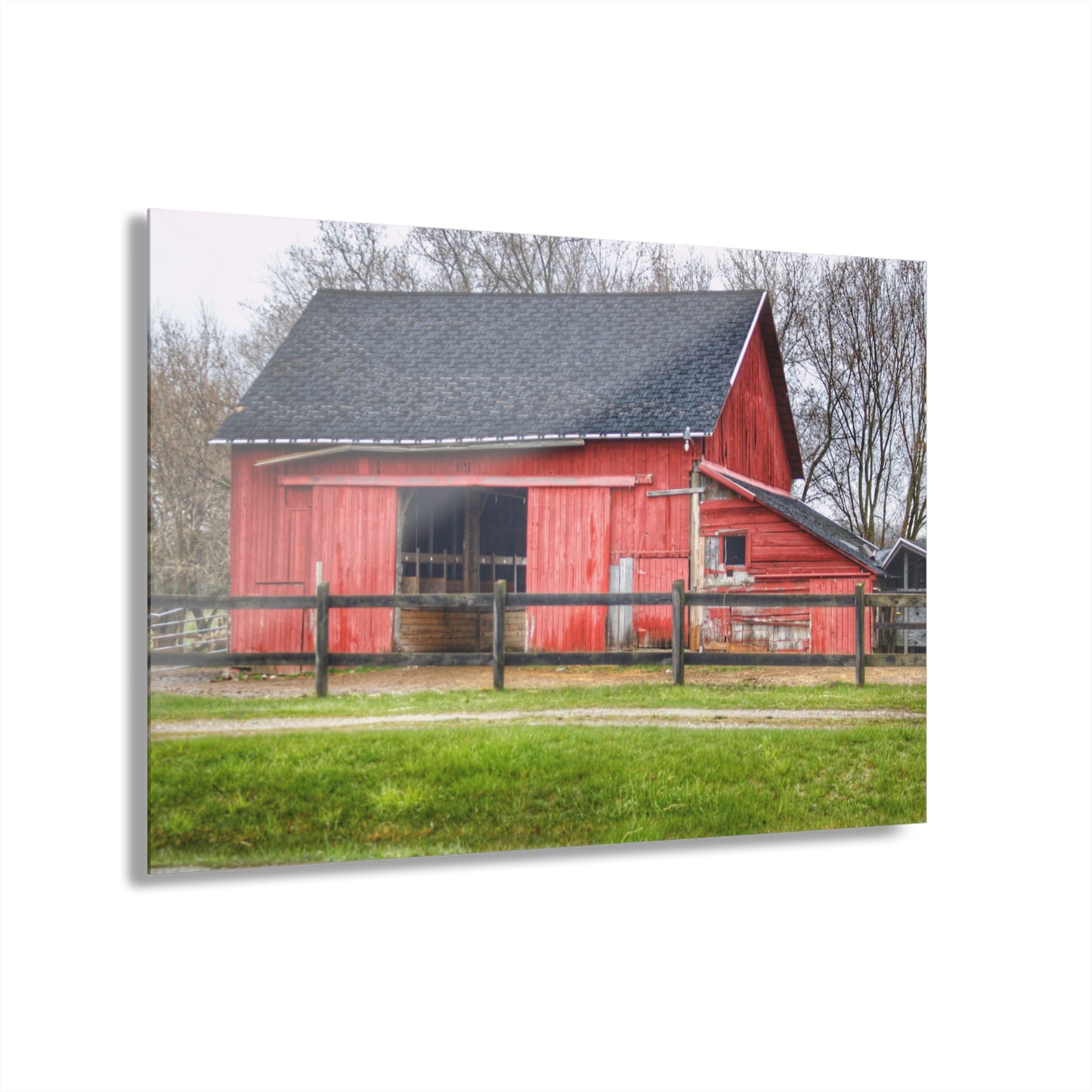U R There Photography M-21 Roadside Stable II Rustic Farmhouse Acrylic Wall Print