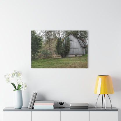 U R There Photography Milliman Road Grey Rustic Farmhouse Acrylic Wall Print