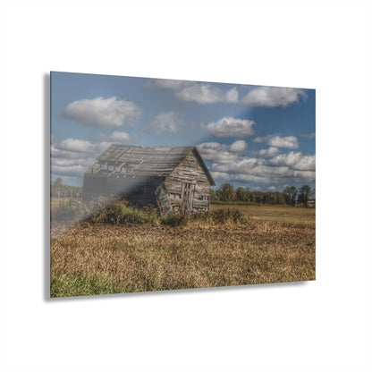 U R There Photography Freiberger Road Little Grey Shack Rustic Farmhouse Acrylic Wall Print