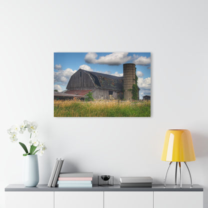 U R There Photography Millington Forgotten Grey Rustic Farmhouse Acrylic Wall Print