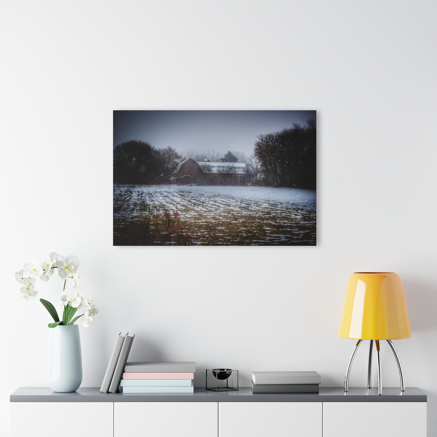 U R There Photography Holmes Road Red III Rustic Farmhouse Acrylic Wall Print