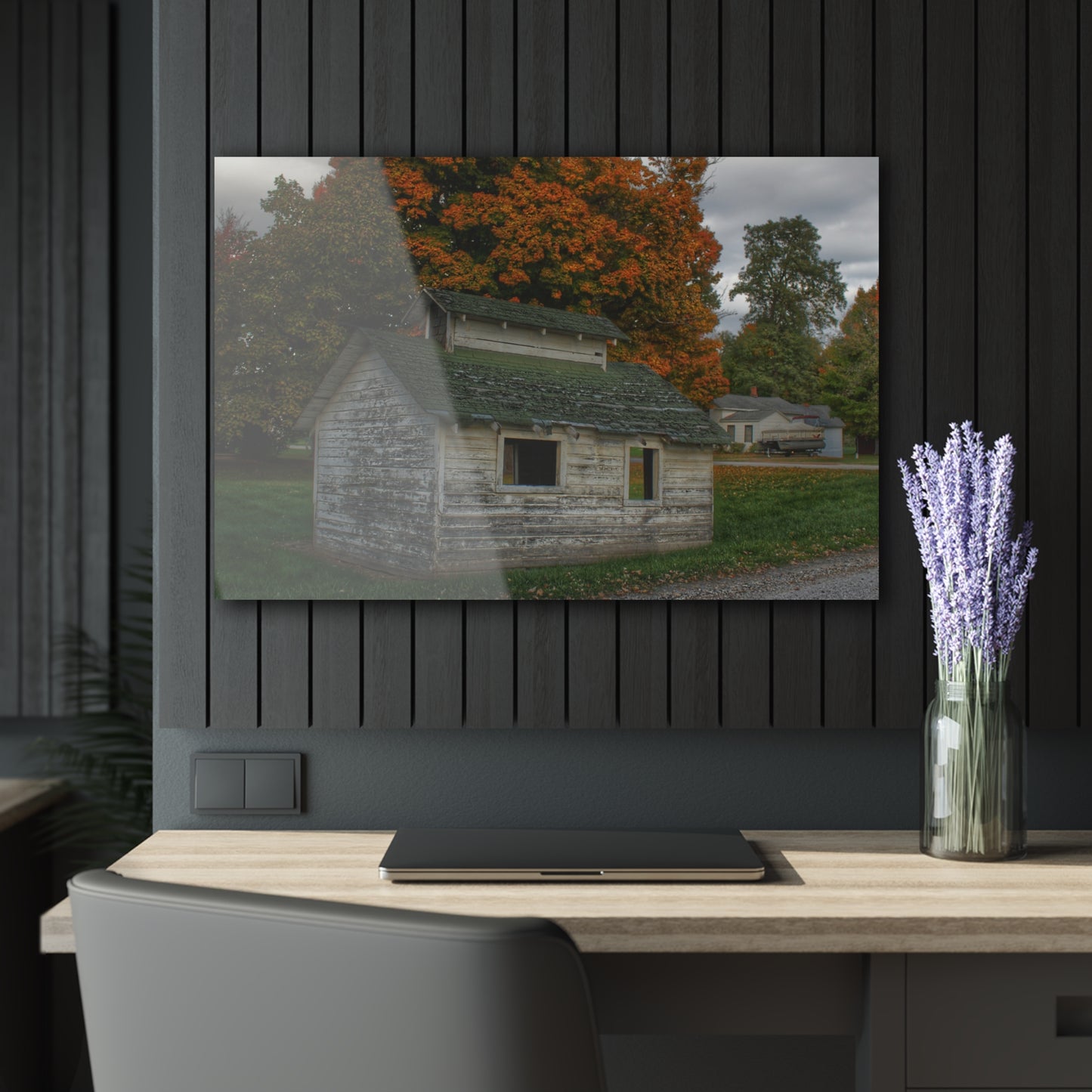 U R There Photography Rural Shack of Metamora Rustic Farmhouse Acrylic Wall Print