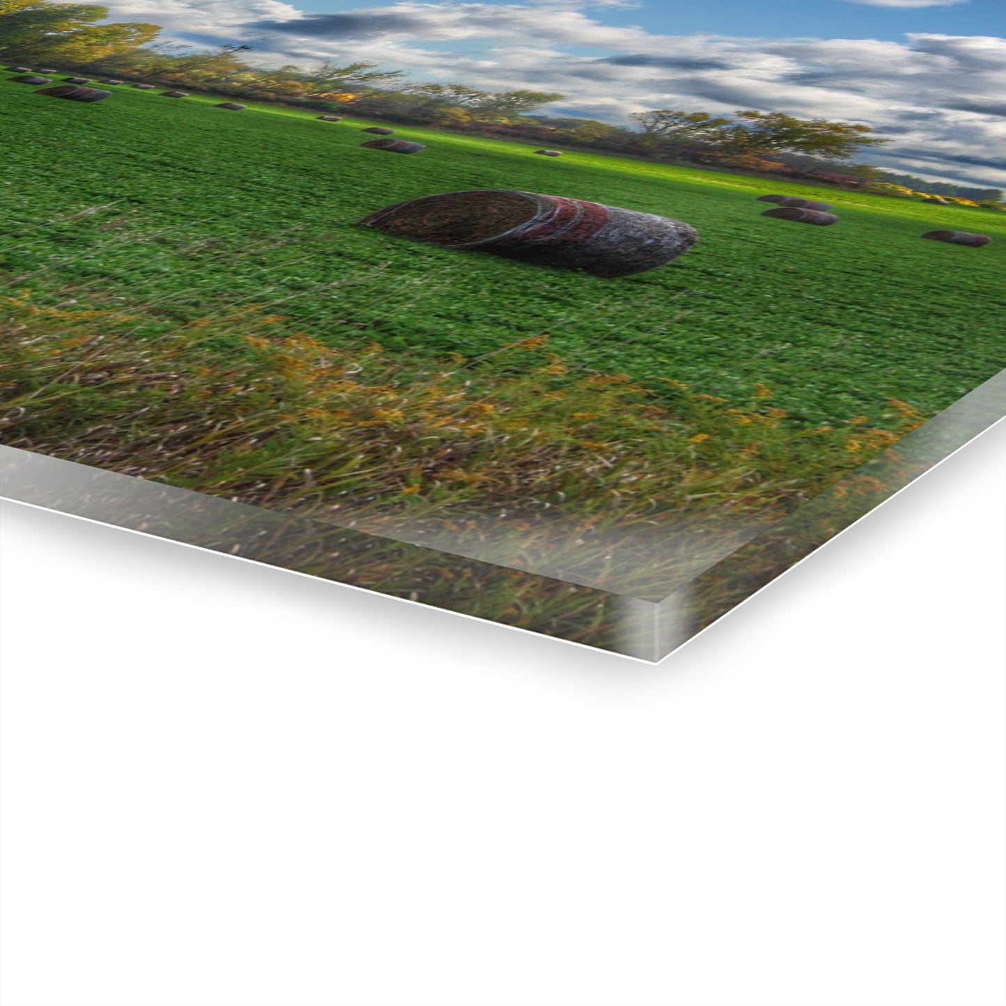 U R There Photography Haybale Heaven 2020 Rustic Farmhouse Acrylic Wall Print