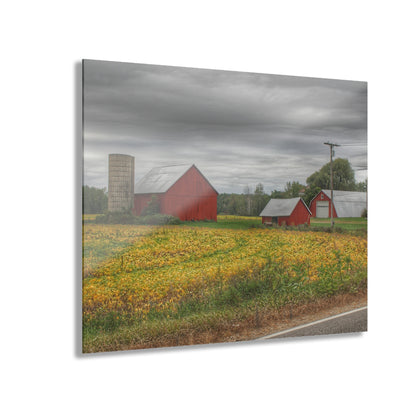U R There Photography Kingston Road Trio III Rustic Farmhouse Acrylic Wall Print
