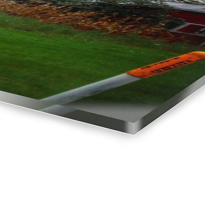 U R There Photography Haines Roadside Red and Silo Rustic Farmhouse Acrylic Wall Print