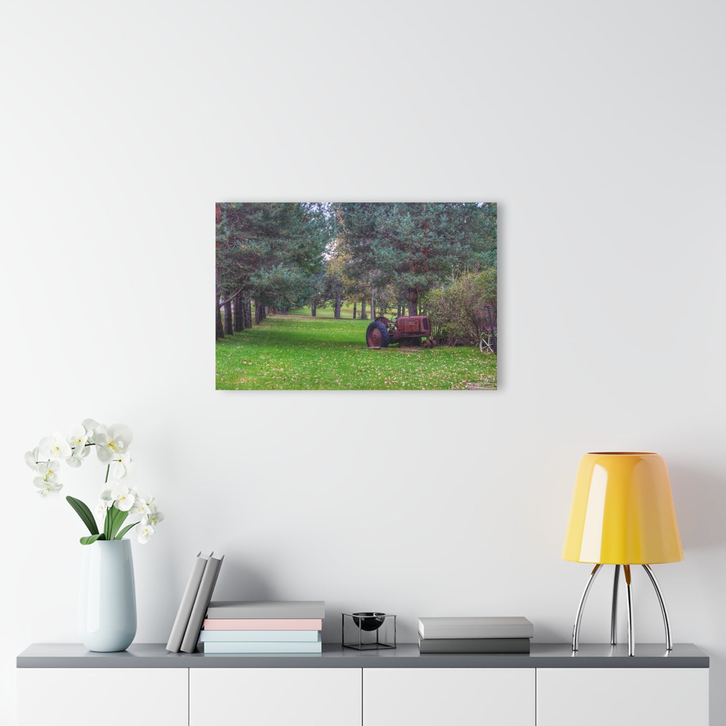 U R There Photography Casey Road Yard Art II Rustic Farmhouse Acrylic Wall Print