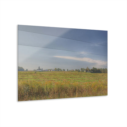 U R There Photography Farm Across the Field Rustic Farmhouse Acrylic Wall Print