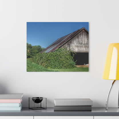 U R There Photography Grey Shack of Millington Rustic Farmhouse Acrylic Wall Print