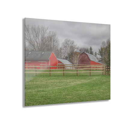 U R There Photography West Lake Road Farm Rustic Farmhouse Acrylic Wall Print