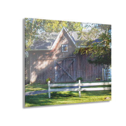 U R There Photography Hunters Creek Quilted II Rustic Farmhouse Acrylic Wall Print