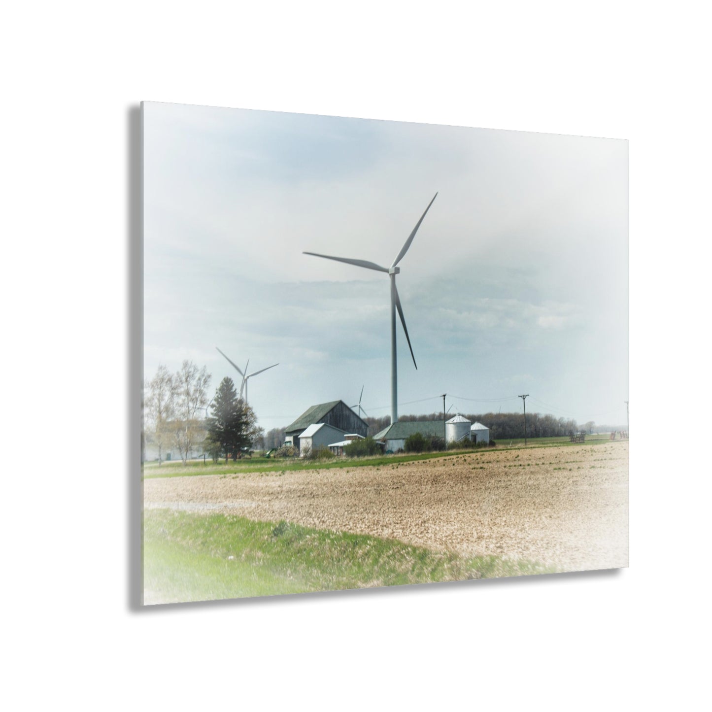 U R There Photography Dickerson Grey Rustic Farmhouse Acrylic Wall Print