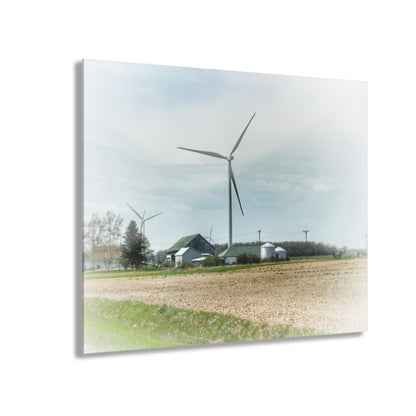 U R There Photography Dickerson Grey Rustic Farmhouse Acrylic Wall Print