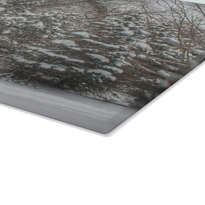 U R There Photography Hidden in Oxford I Rustic Farmhouse Tempered-Glass Cutting Board