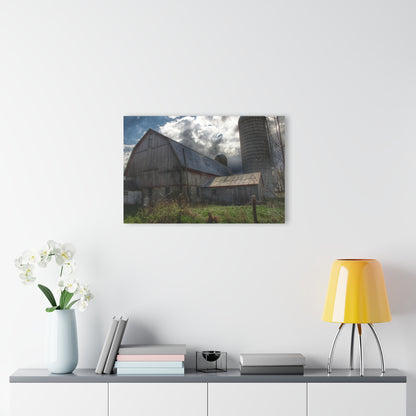 U R There Photography Sandusky Grey II Rustic Farmhouse Acrylic Wall Print