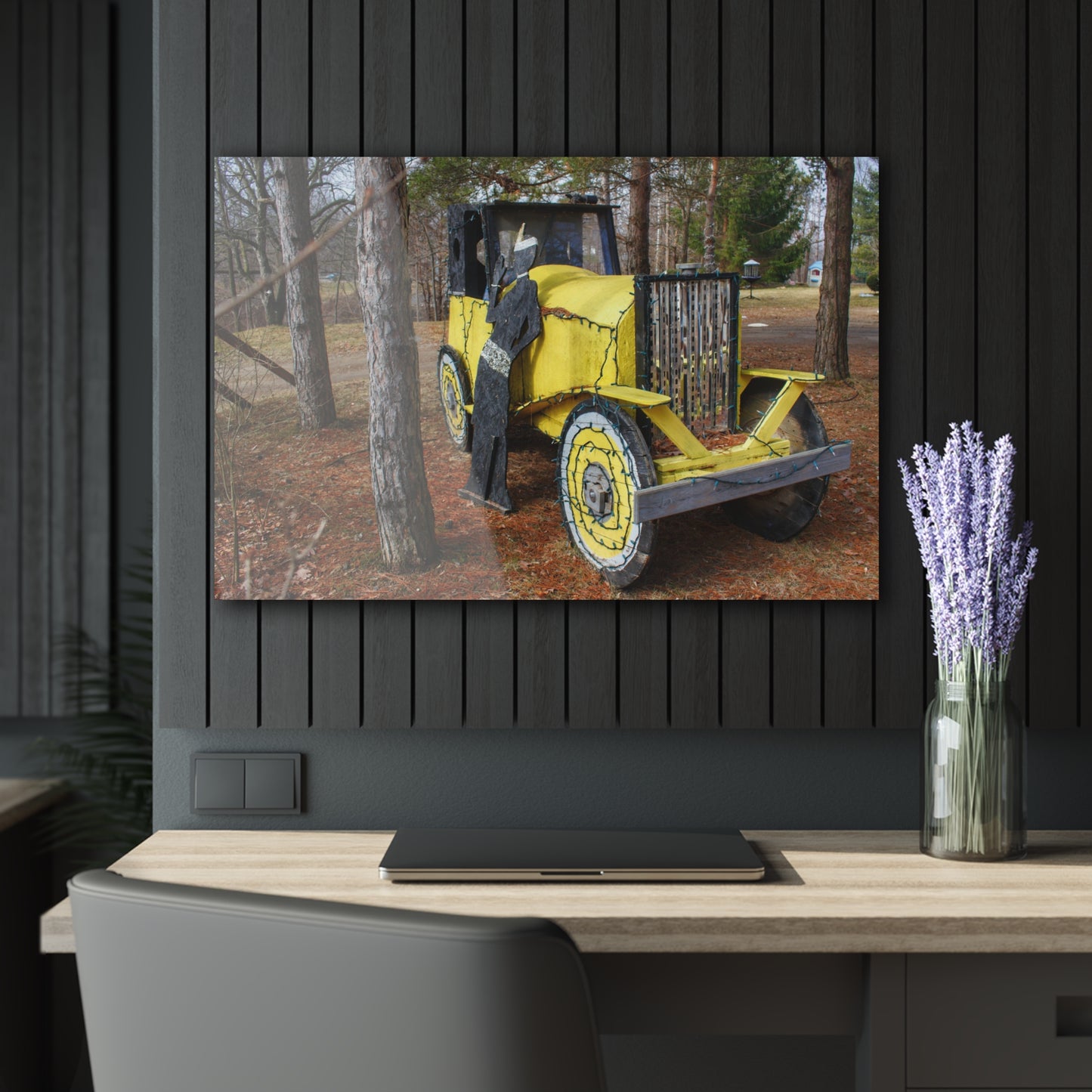 U R There Photography Hickory Place Yard Art II Rustic Farmhouse Acrylic Wall Print