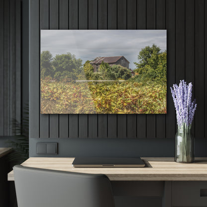 U R There Photography Van Dyke Grey Rustic Farmhouse Acrylic Wall Print
