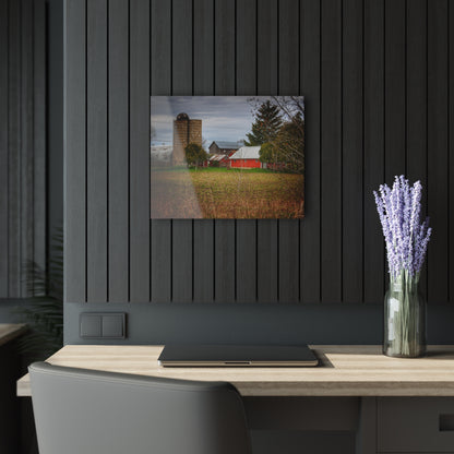 U R There Photography Fostoria Road Greys Rustic Farmhouse Acrylic Wall Print