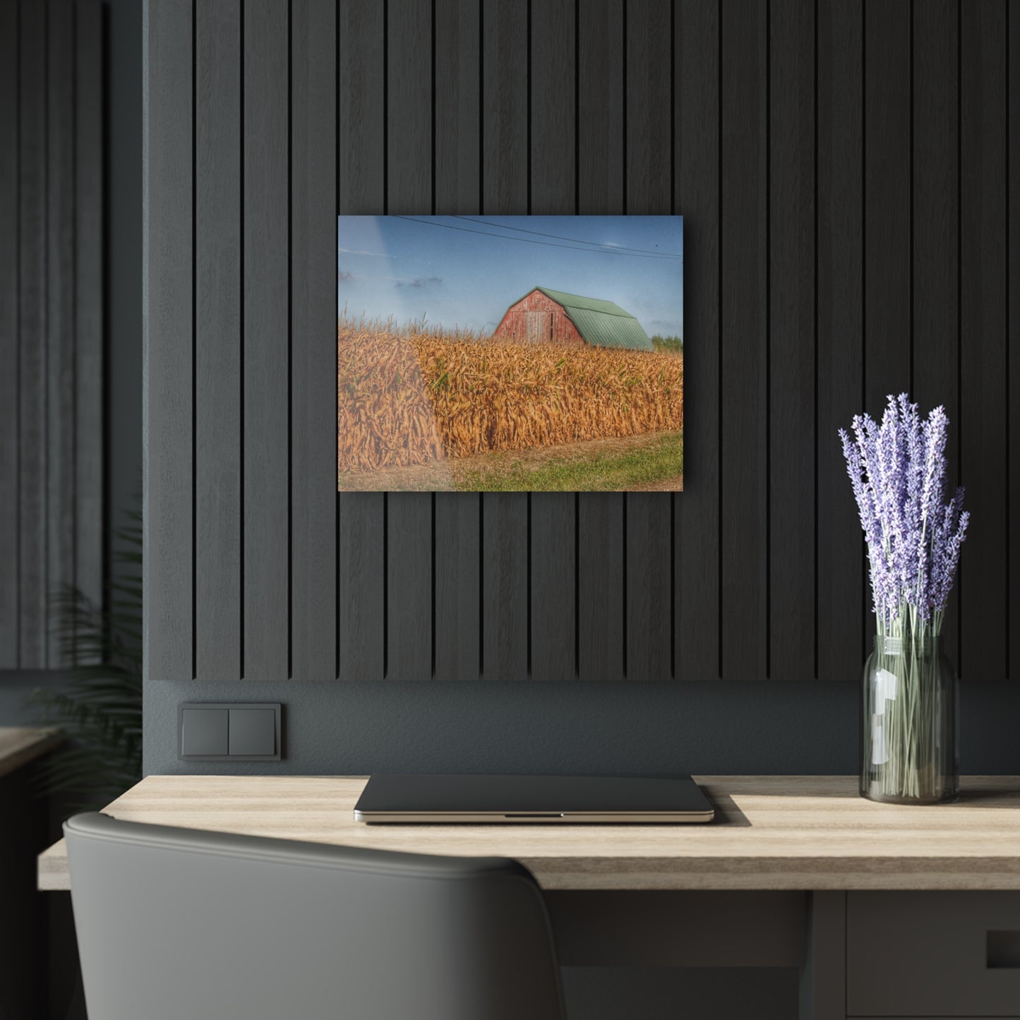 U R There Photography Beyond the Harvest Corn I Rustic Farmhouse Acrylic Wall Print