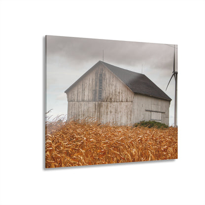 U R There Photography Merry Road Grey Rustic Farmhouse Acrylic Wall Print