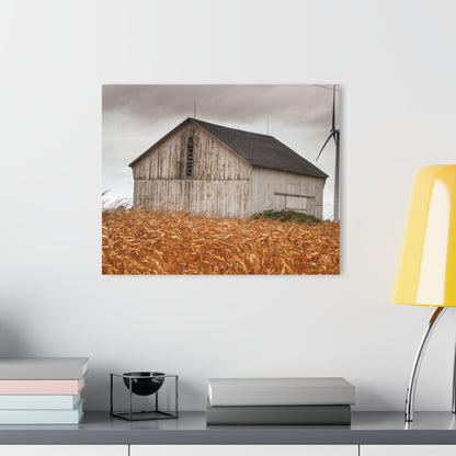 U R There Photography Merry Road Grey Rustic Farmhouse Acrylic Wall Print