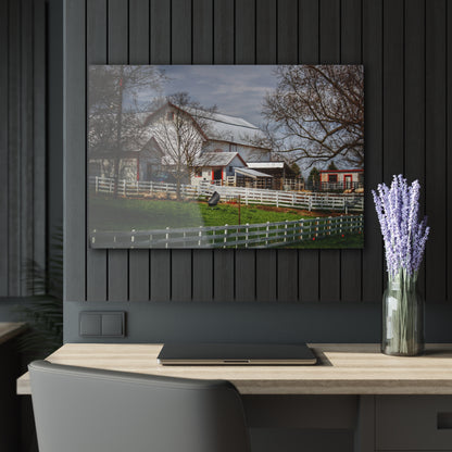 U R There Photography Henderson Whites Rustic Farmhouse Acrylic Wall Print