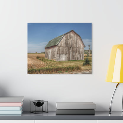 U R There Photography Vassar Road Grey Rustic Farmhouse Acrylic Wall Print