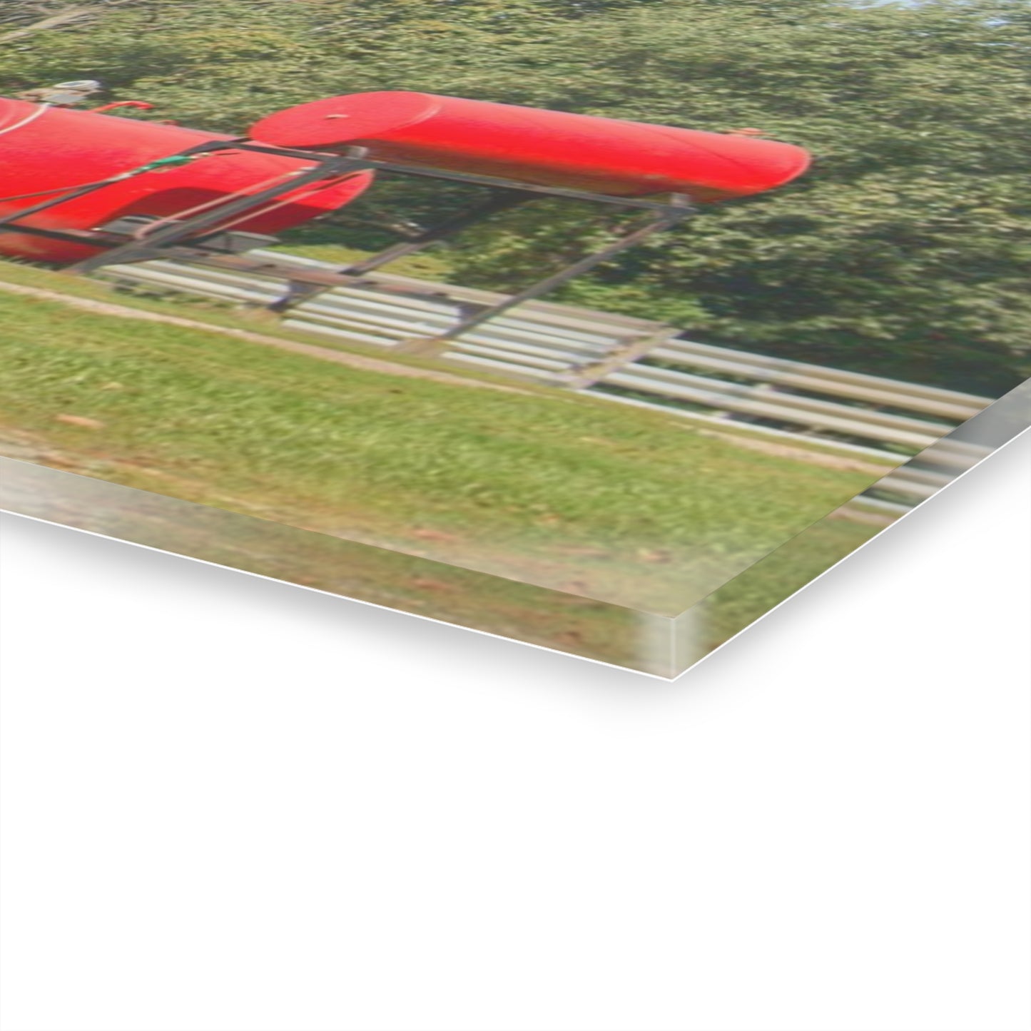 U R There Photography Kingston Road Grey Rustic Farmhouse Acrylic Wall Print