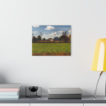 U R There Photography Wadsworth Road Grey Rustic Farmhouse Acrylic Wall Print