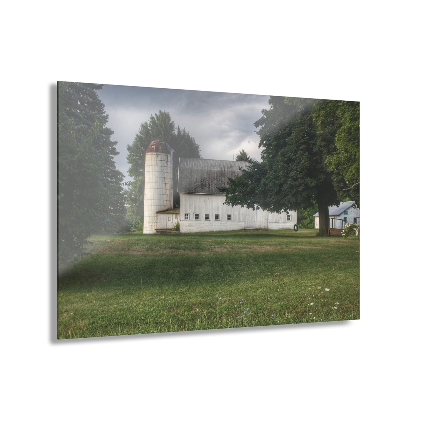 U R There Photography Marathon Road White Rustic Farmhouse Acrylic Wall Print