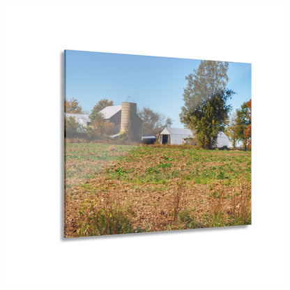 U R There Photography Freiberger Road Greys Rustic Farmhouse Acrylic Wall Print