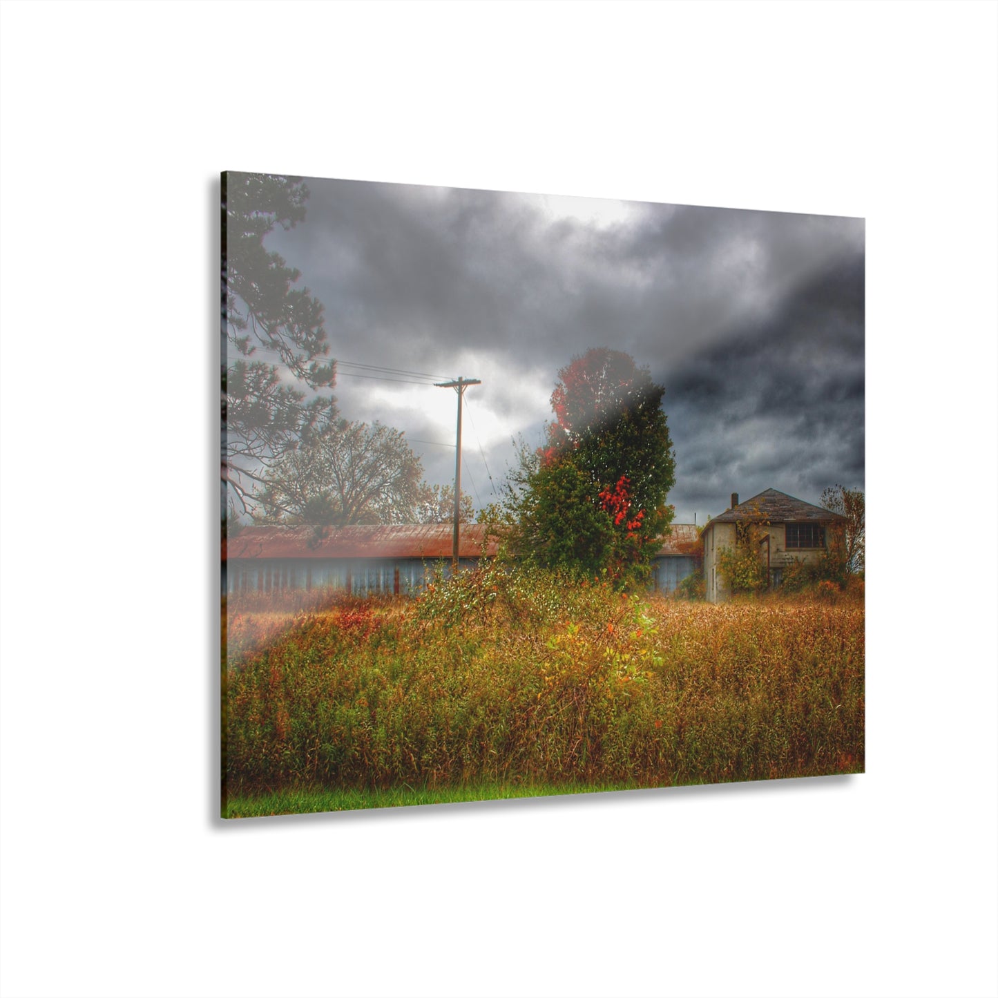 U R There Photography Farnsworth Forgotten Rustic Farmhouse Acrylic Wall Print