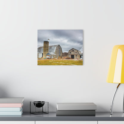 U R There Photography Chapman Greys Rustic Farmhouse Acrylic Wall Print