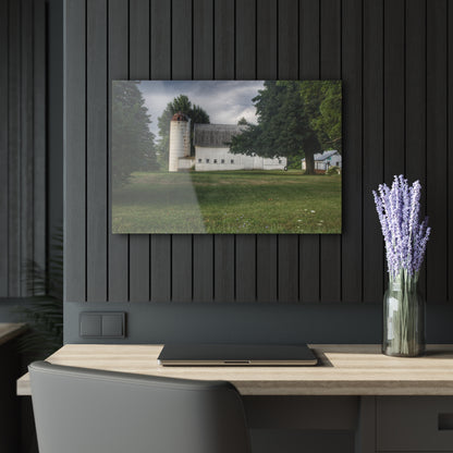 U R There Photography Marathon Road White Rustic Farmhouse Acrylic Wall Print