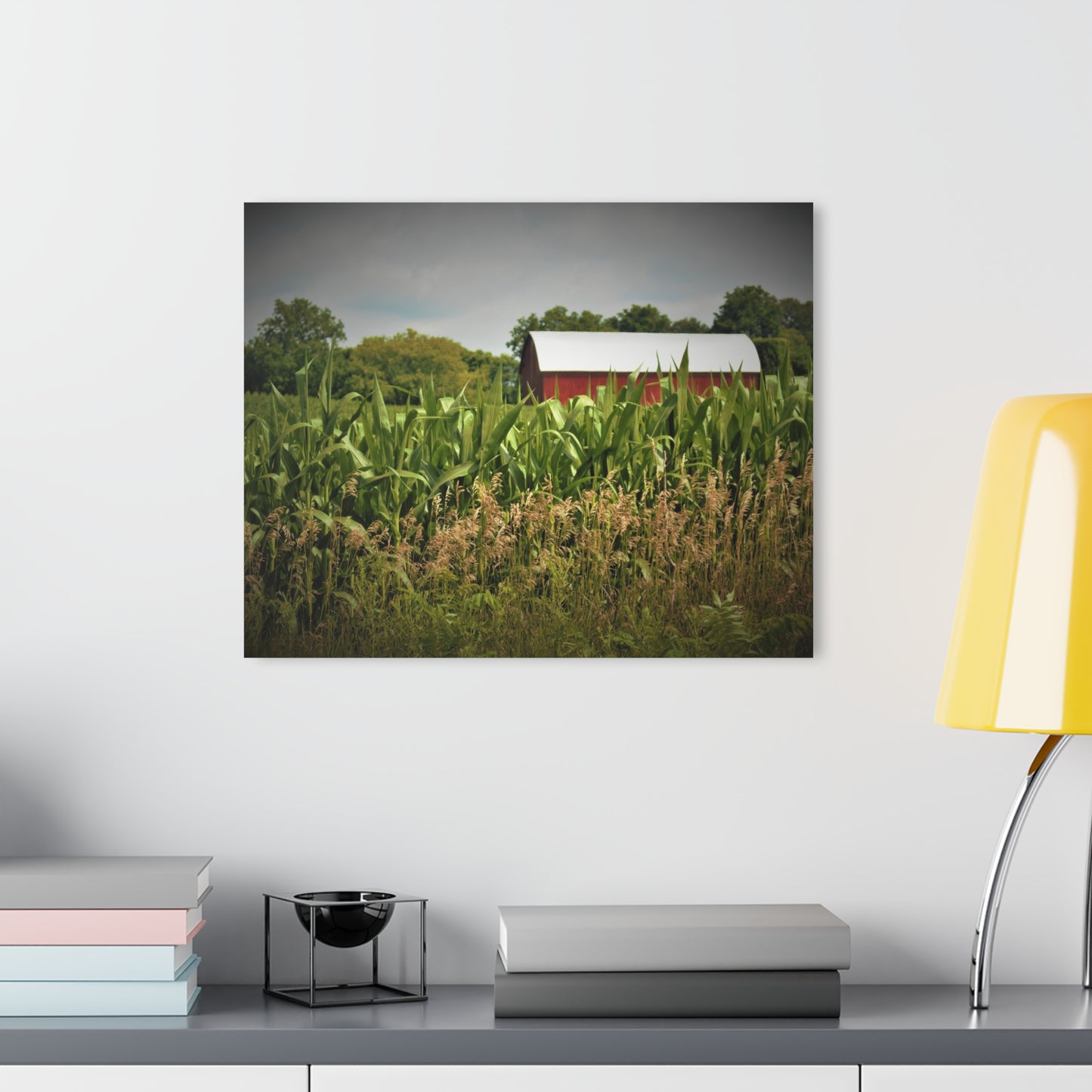 U R There Photography July Corn Rustic Farmhouse Acrylic Wall Print