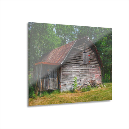 U R There Photography Roadside Grey Rustic Farmhouse Acrylic Wall Print