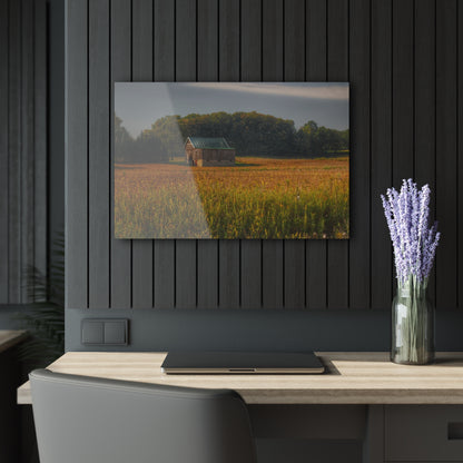 U R There Photography Snover Grey I Rustic Farmhouse Acrylic Wall Print