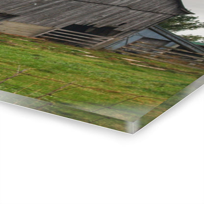 U R There Photography Eddy Road Grey II Rustic Farmhouse Acrylic Wall Print