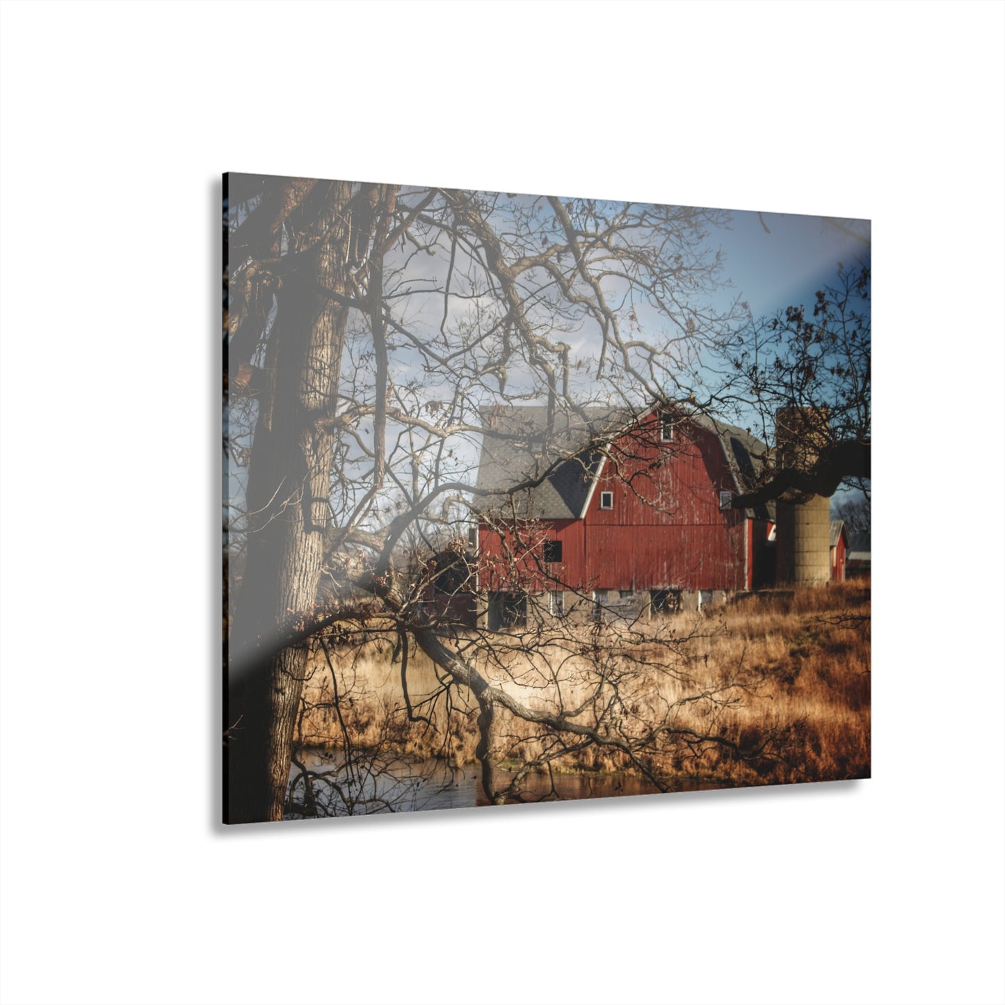 U R There Photography Greenwood Road Hidden Rustic Farmhouse Acrylic Wall Print