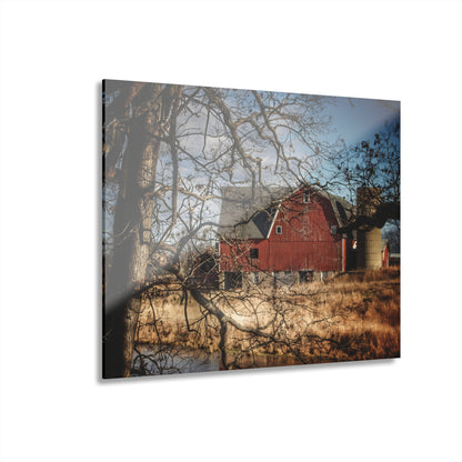 U R There Photography Greenwood Road Hidden Rustic Farmhouse Acrylic Wall Print