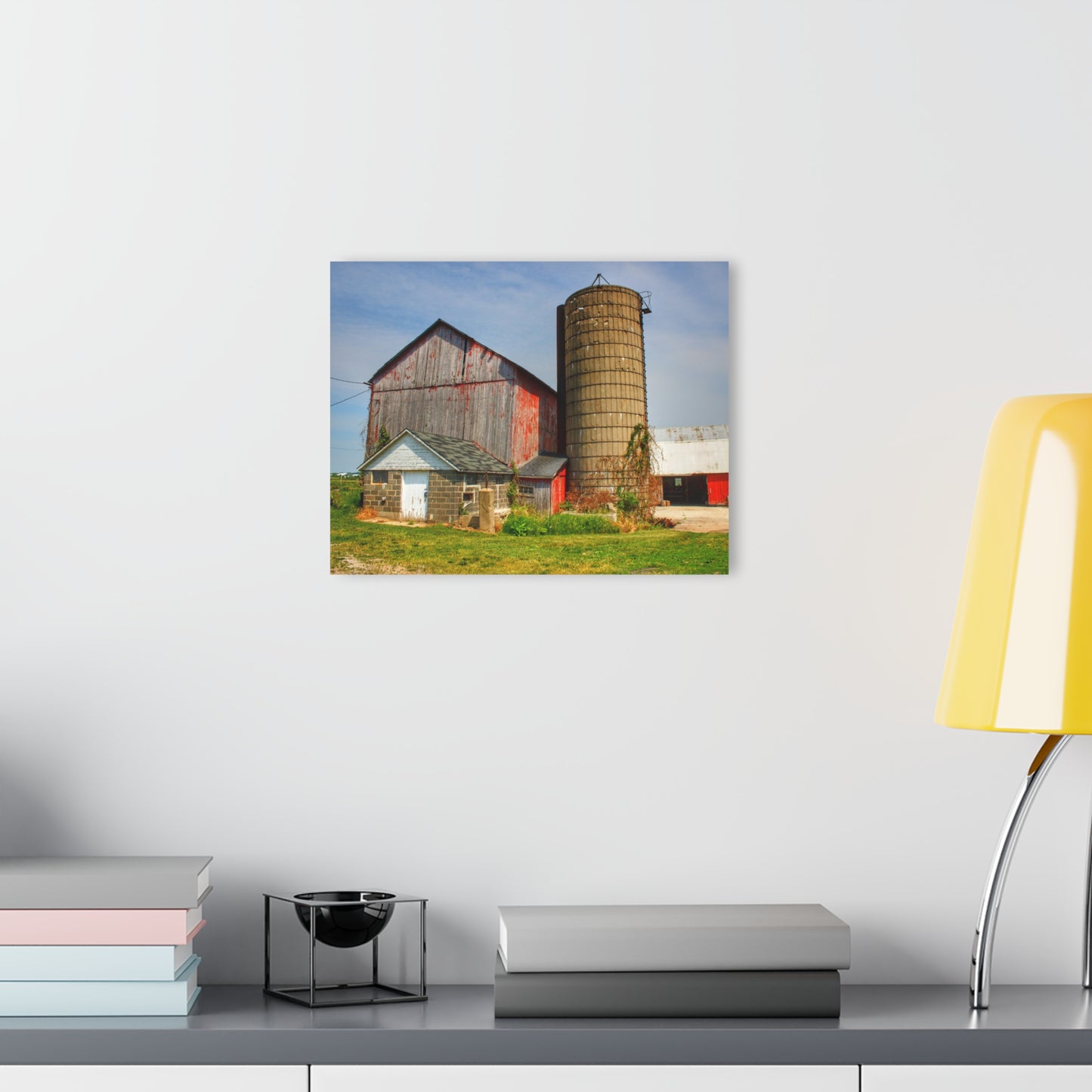 U R There Photography Marlette Red III Rustic Farmhouse Acrylic Wall Print