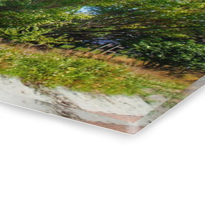 U R There Photography East Farrand Grey Rustic Farmhouse Acrylic Wall Print