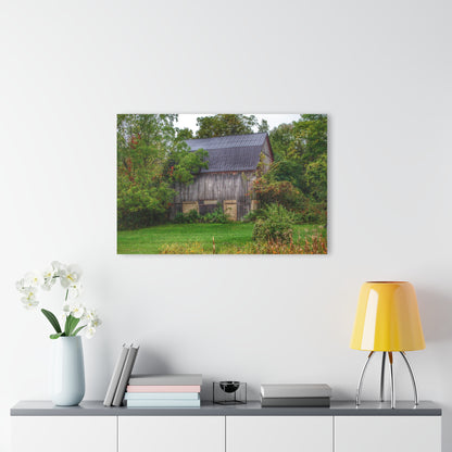 U R There Photography North Lake Road Hidden Grey Rustic Farmhouse Acrylic Wall Print