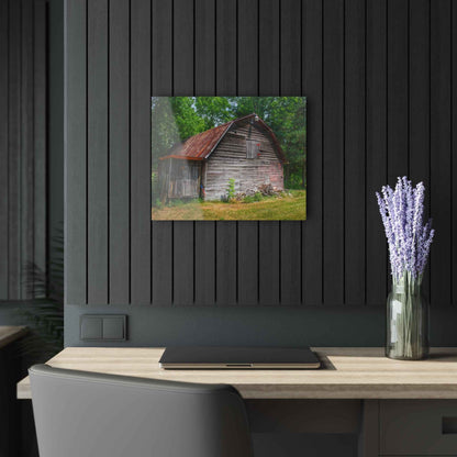 U R There Photography Roadside Grey Rustic Farmhouse Acrylic Wall Print